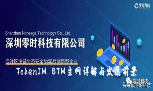 TokenIM BTM主网详解与发展前景