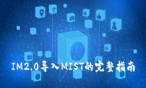 IM2.0导入MIST的完整指南